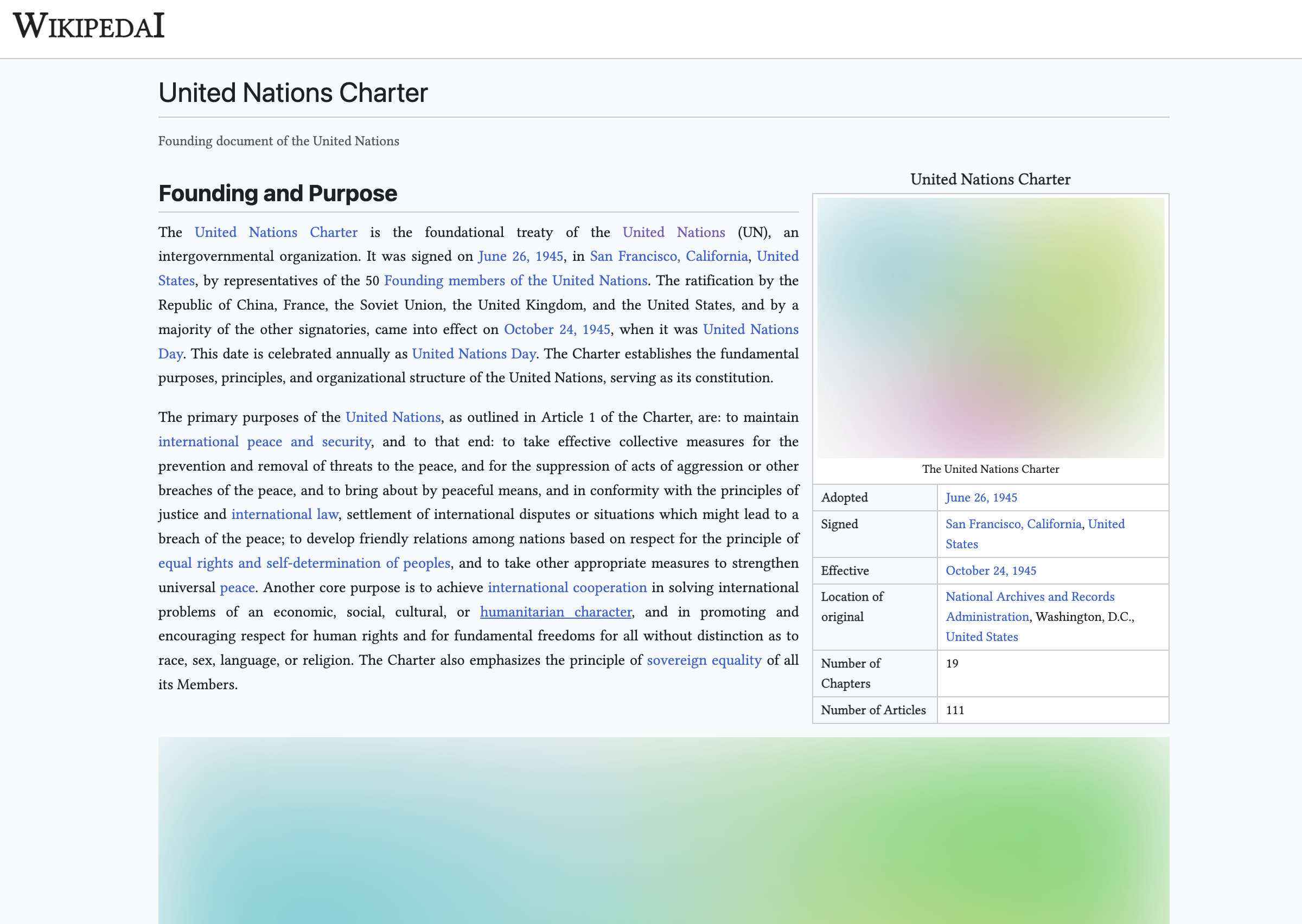 A page that falls in the 30% of factual articles